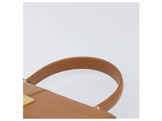 Borsa a mano SAINT LAURENT in pelle beige e oro Auth 200950A D'oro - vista 14