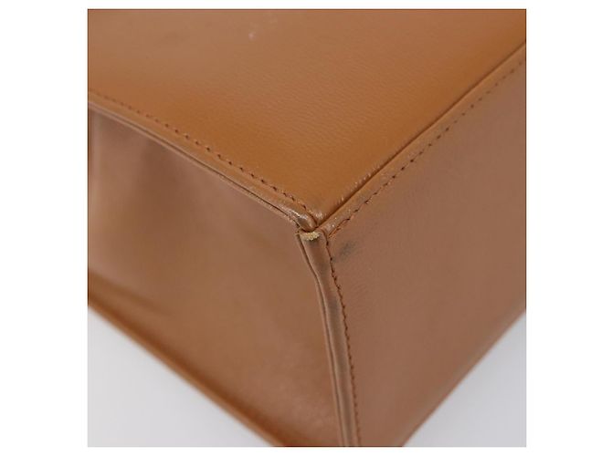 Borsa a mano SAINT LAURENT in pelle beige e oro Auth 200950A D'oro - vista 15