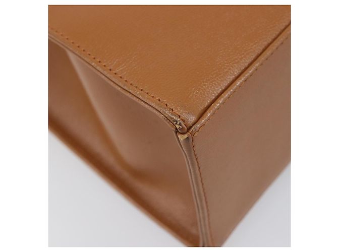 Borsa a mano SAINT LAURENT in pelle beige e oro Auth 200950A D'oro - vista 17