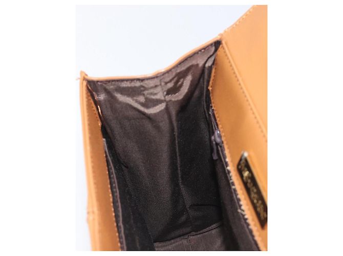 Borsa a mano SAINT LAURENT in pelle beige e oro Auth 200950A D'oro - vista 21