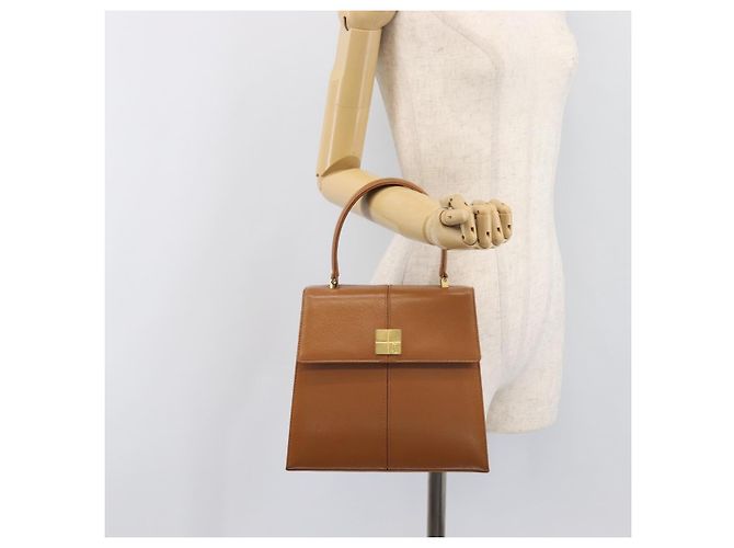 Borsa a mano SAINT LAURENT in pelle beige e oro Auth 200950A D'oro - vista 25