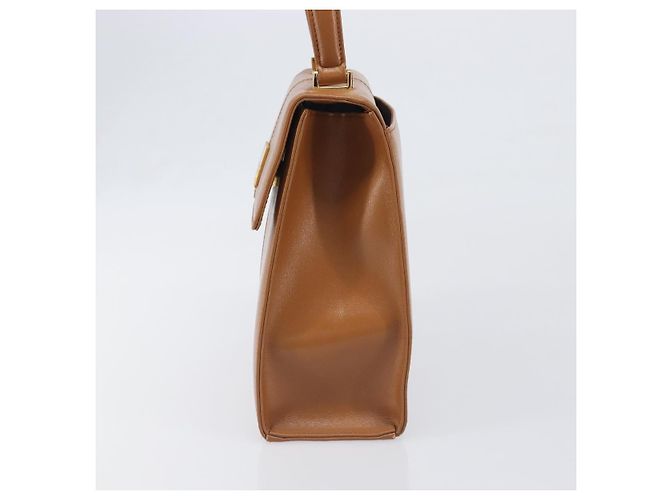 Borsa a mano SAINT LAURENT in pelle beige e oro Auth 200950A D'oro - vista 4