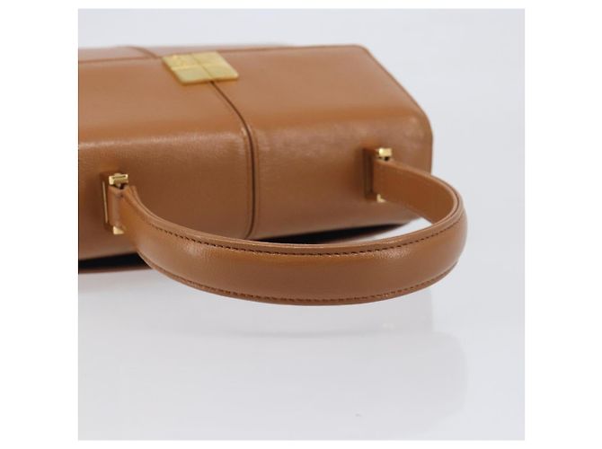 Borsa a mano SAINT LAURENT in pelle beige e oro Auth 200950A D'oro - vista 8