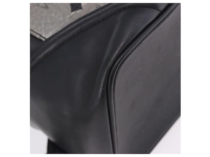 MCM Vicetos Rucksack Leder Silber authentisch 198656 - Ansicht 15