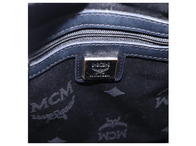 MCM Vicetos Rucksack Leder Silber authentisch 198656 - Ansicht 19