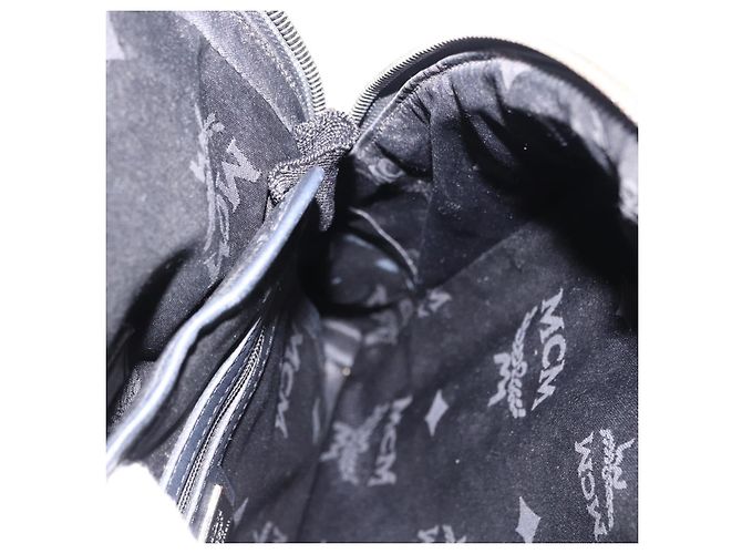 MCM Vicetos Rucksack Leder Silber authentisch 198656 - Ansicht 20