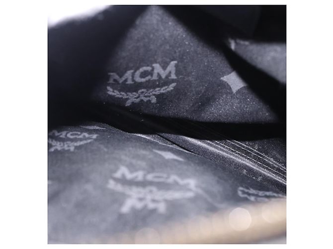 MCM Vicetos Rucksack Leder Silber authentisch 198656 - Ansicht 24