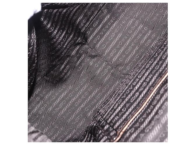 Borsa a mano PRADA in pelle tono oro Auth yk20860V - vista 9