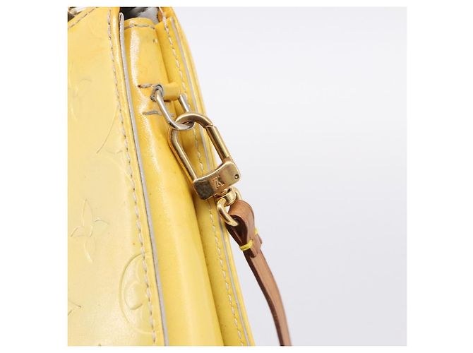LOUIS VUITTON Monogram Vernis Motto Accessory Pouch Gris M91030 LV Auth BA15359 - vista 17
