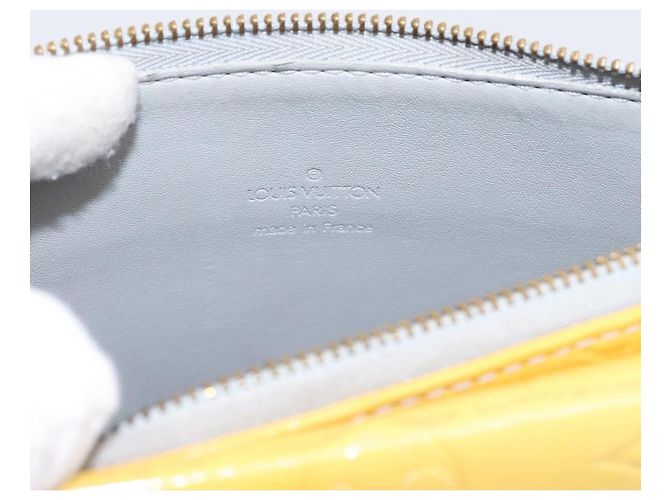 LOUIS VUITTON Monogram Vernis Motto Accessory Pouch Gris M91030 LV Auth BA15359 - vista 18