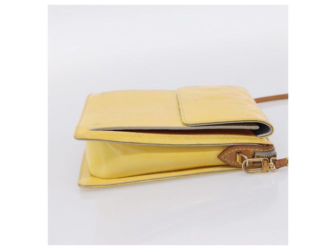 LOUIS VUITTON Monogram Vernis Motto Accessory Pouch Gris M91030 LV Auth BA15359 - vista 4