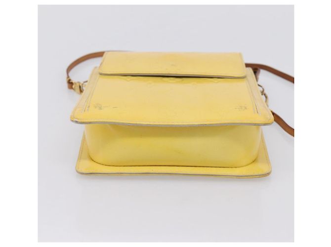 LOUIS VUITTON Monogram Vernis Motto Accessory Pouch Gris M91030 LV Auth BA15359 - vista 5