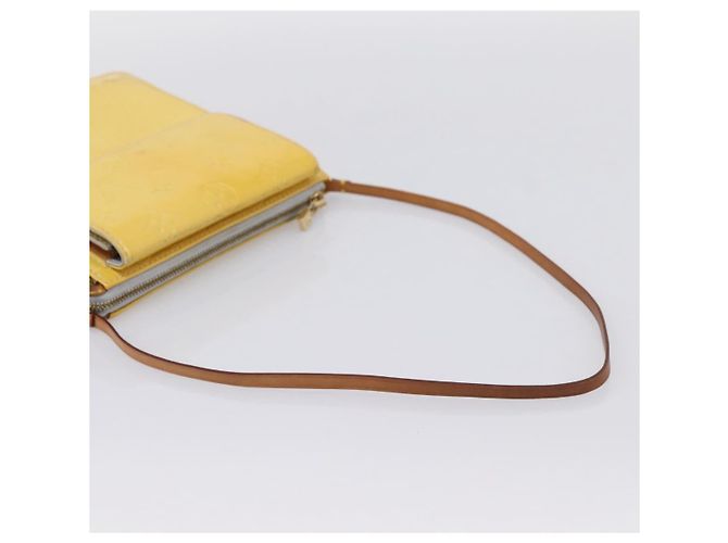 LOUIS VUITTON Monogram Vernis Motto Accessory Pouch Gris M91030 LV Auth BA15359 - vista 7