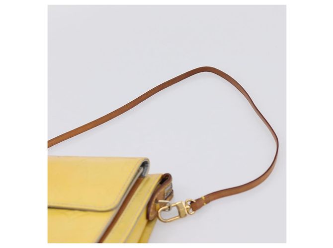LOUIS VUITTON Monogram Vernis Motto Accessory Pouch Gris M91030 LV Auth BA15359 - vista 8