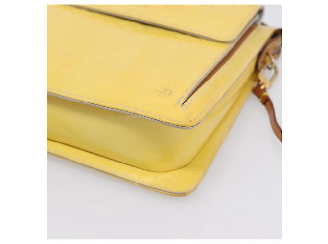 LOUIS VUITTON Monogram Vernis Motto Accessory Pouch Gris M91030 LV Auth BA15359 - vista 9