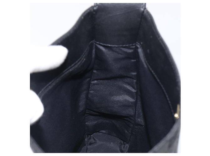 Borsa a tracolla GUCCI GG Canvas Nera Tono Oro 91761 Auth 198480A Nero - vista 18