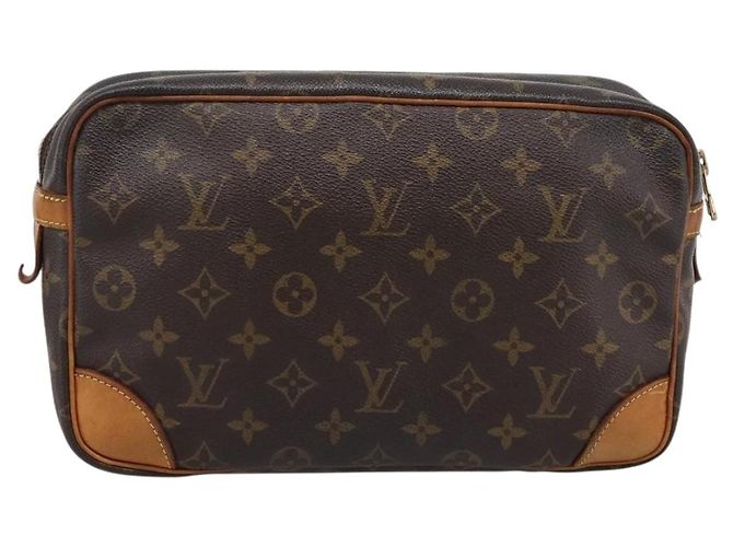 LOUIS VUITTON Monogram Compiegne 28 Clutch Bag M51845 LV Auth 200254 Monograma - vista 2