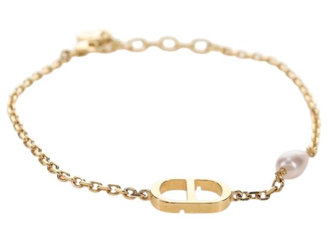 Bracciale Christian Dior Metallo Tono Oro Auth 196710M - vista 2