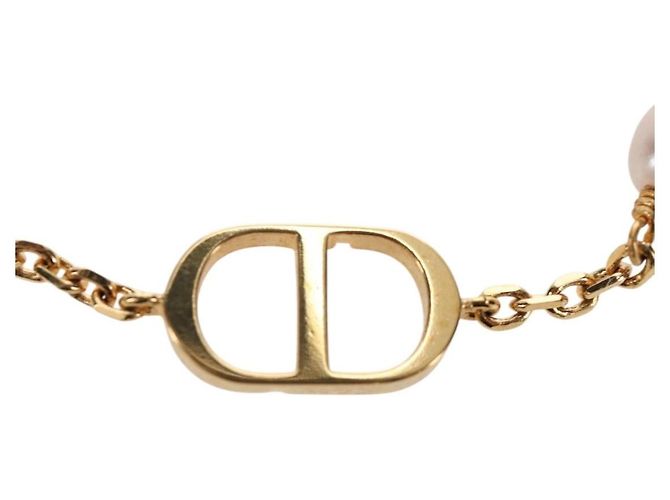 Bracciale Christian Dior Metallo Tono Oro Auth 196710M - vista 3