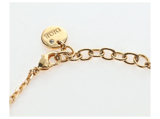 Bracciale Christian Dior Metallo Tono Oro Auth 196710M - vista 6
