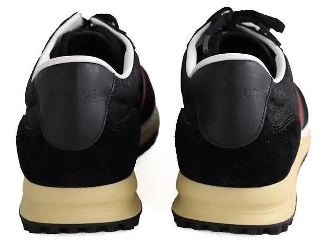 Sneakers Gucci in tessuto nero - vista 2
