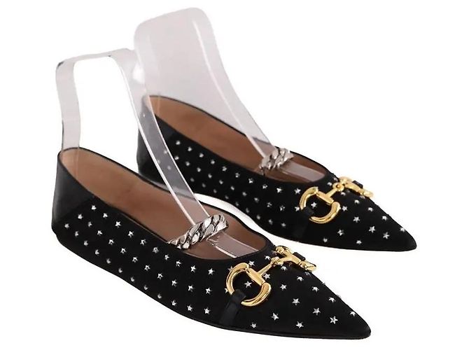 Gucci Schwarze Ballerinas - Ansicht 3