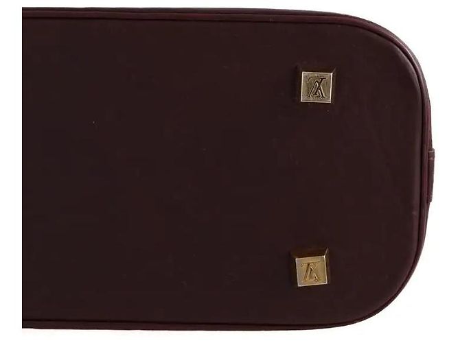 Borsa Louis Vuitton Alma Long Limited Edition bordeaux tessuto Bordò - vista 4