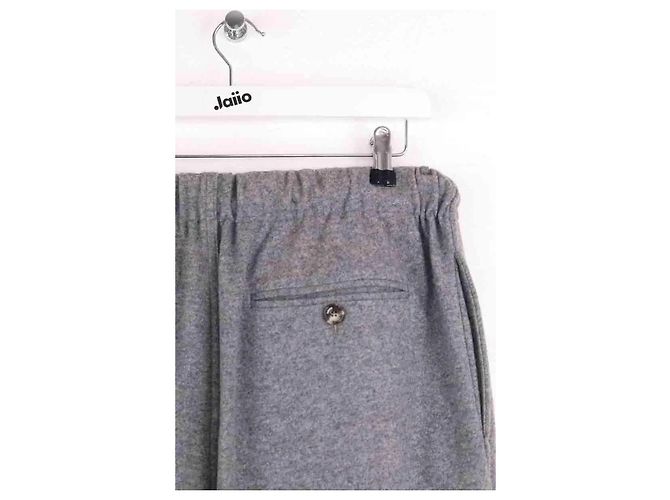 Loewe Hose aus Wolle Grau - Ansicht 4