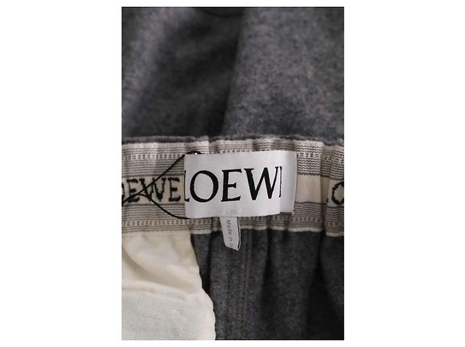 Loewe Hose aus Wolle Grau - Ansicht 5