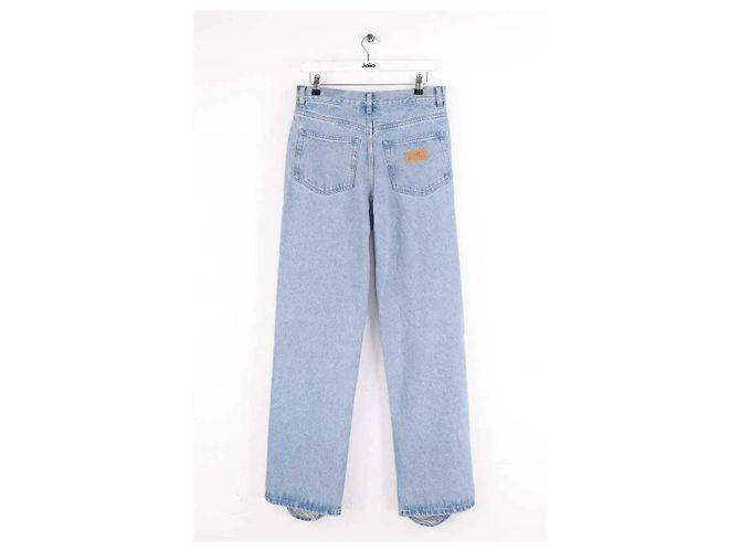 Vaqueros rectos azules de algodón Maison Martin Margiela - vista 3