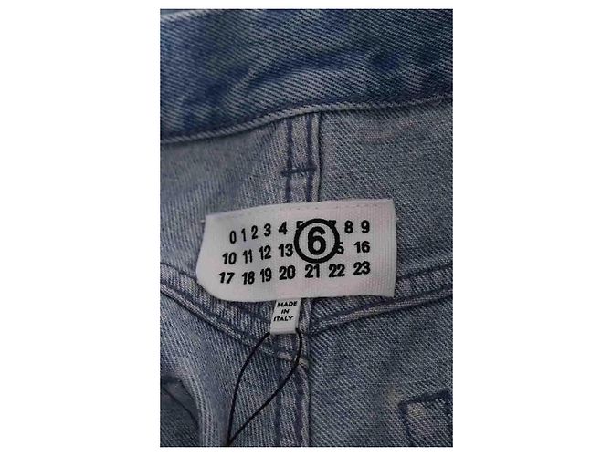 Vaqueros rectos azules de algodón Maison Martin Margiela - vista 5