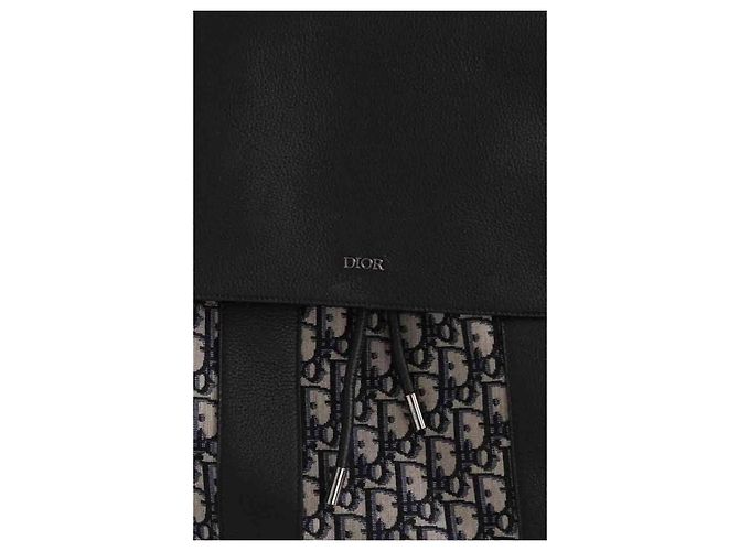 Zaino Dior in pelle nera Nero - vista 2