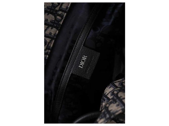 Zaino Dior in pelle nera Nero - vista 6