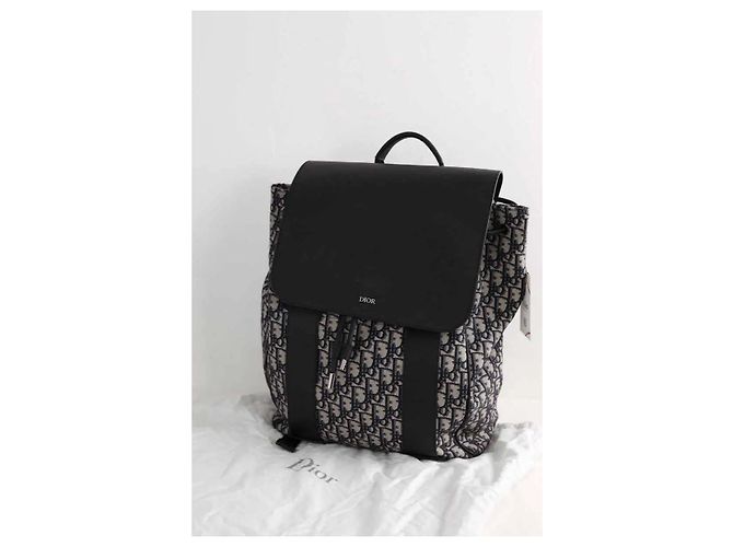 Zaino Dior in pelle nera Nero - vista 7