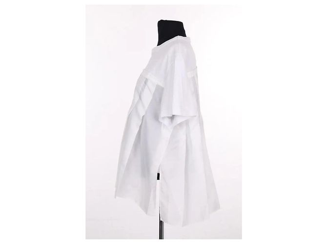 Camiseta Sacai blanca de algodón XL Blanco - vista 3