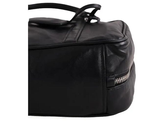 Borsa a tracolla Prada Nappa Antique in pelle nera Nero - vista 5