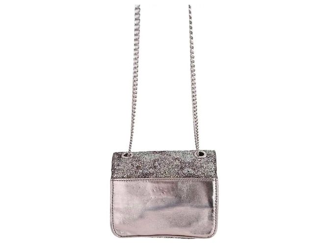 Borsa a tracolla Zadig & Voltaire in pelle argento - vista 4