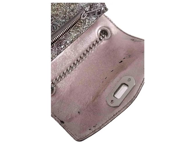 Borsa a tracolla Zadig & Voltaire in pelle argento - vista 6