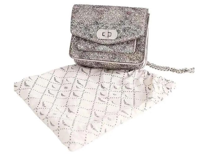 Borsa a tracolla Zadig & Voltaire in pelle argento - vista 7