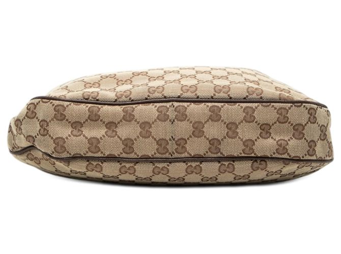 Borsa a tracolla Gucci GG Canvas Web beige - vista 3
