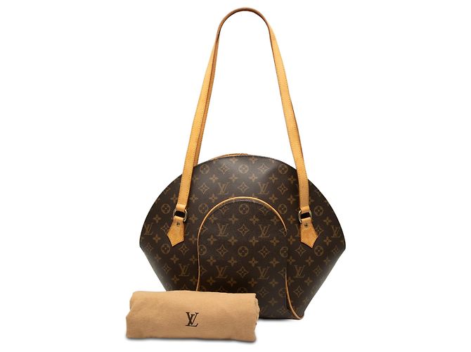 Borsa Shopping Louis Vuitton Monogram Ellipse GM Marrone - vista 7