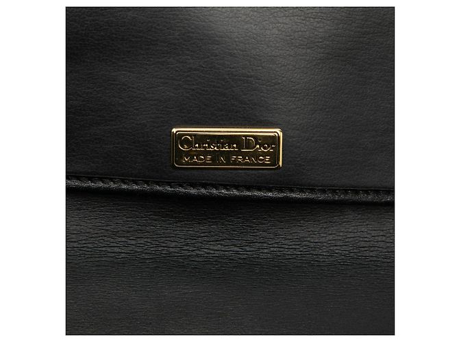 Borsa crossbody Dior in pelle nera Nero - vista 5