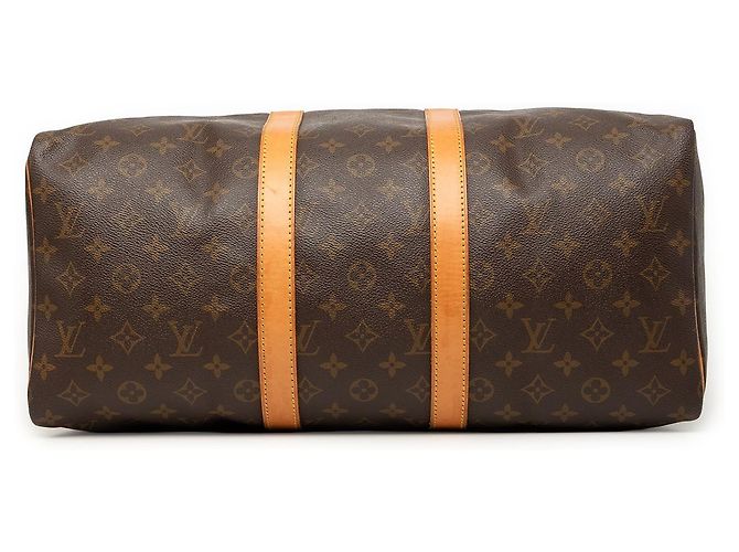 Borsa da viaggio Louis Vuitton Monogram Keepall 45 Marrone - vista 3