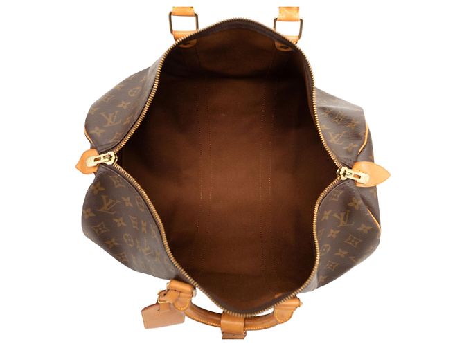 Borsa da viaggio Louis Vuitton Monogram Keepall 45 Marrone - vista 4