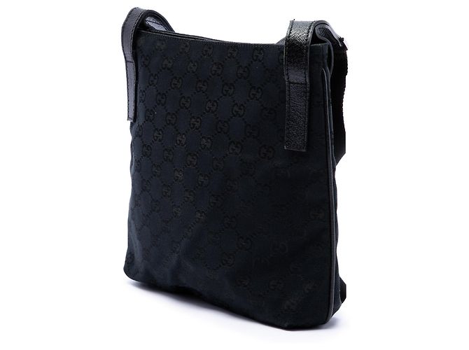 Borsa a tracolla Gucci GG Canvas nera Nero - vista 2