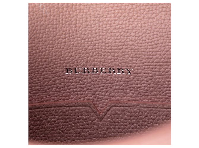 Borsa a tracolla Burberry Macken Small House Check Canvas Beige - vista 5