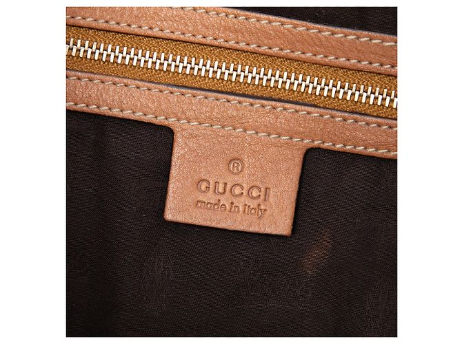 Tote Gucci GG Canvas con charm GG Marrone - vista 5