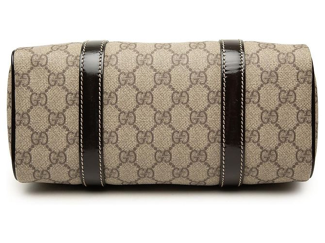 Borsa Boston Gucci Small GG Supreme Joy Beige - vista 3