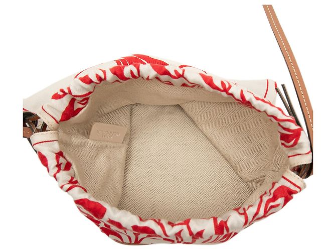 Borsa a tracolla LOEWE William de Morgan Small Anagram Canvas Bianca Bianco - vista 4
