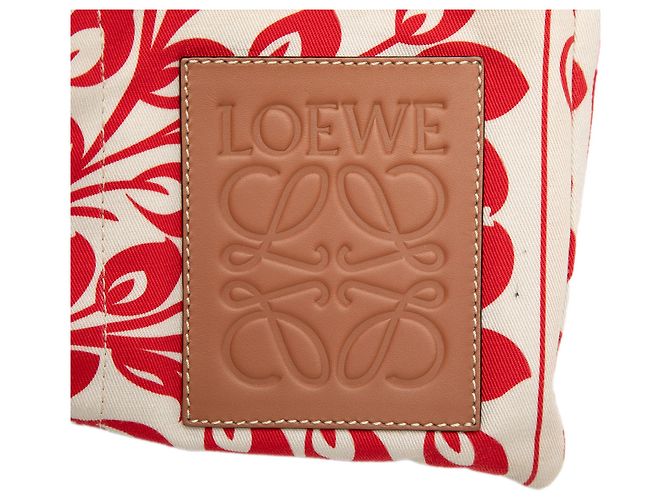 Borsa a tracolla LOEWE William de Morgan Small Anagram Canvas Bianca Bianco - vista 5